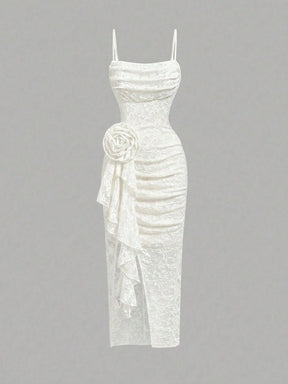 Vestido Longo Branco Calista