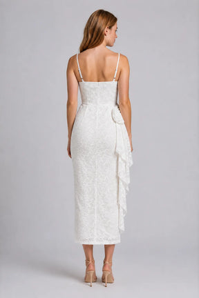 Vestido Longo Branco Calista