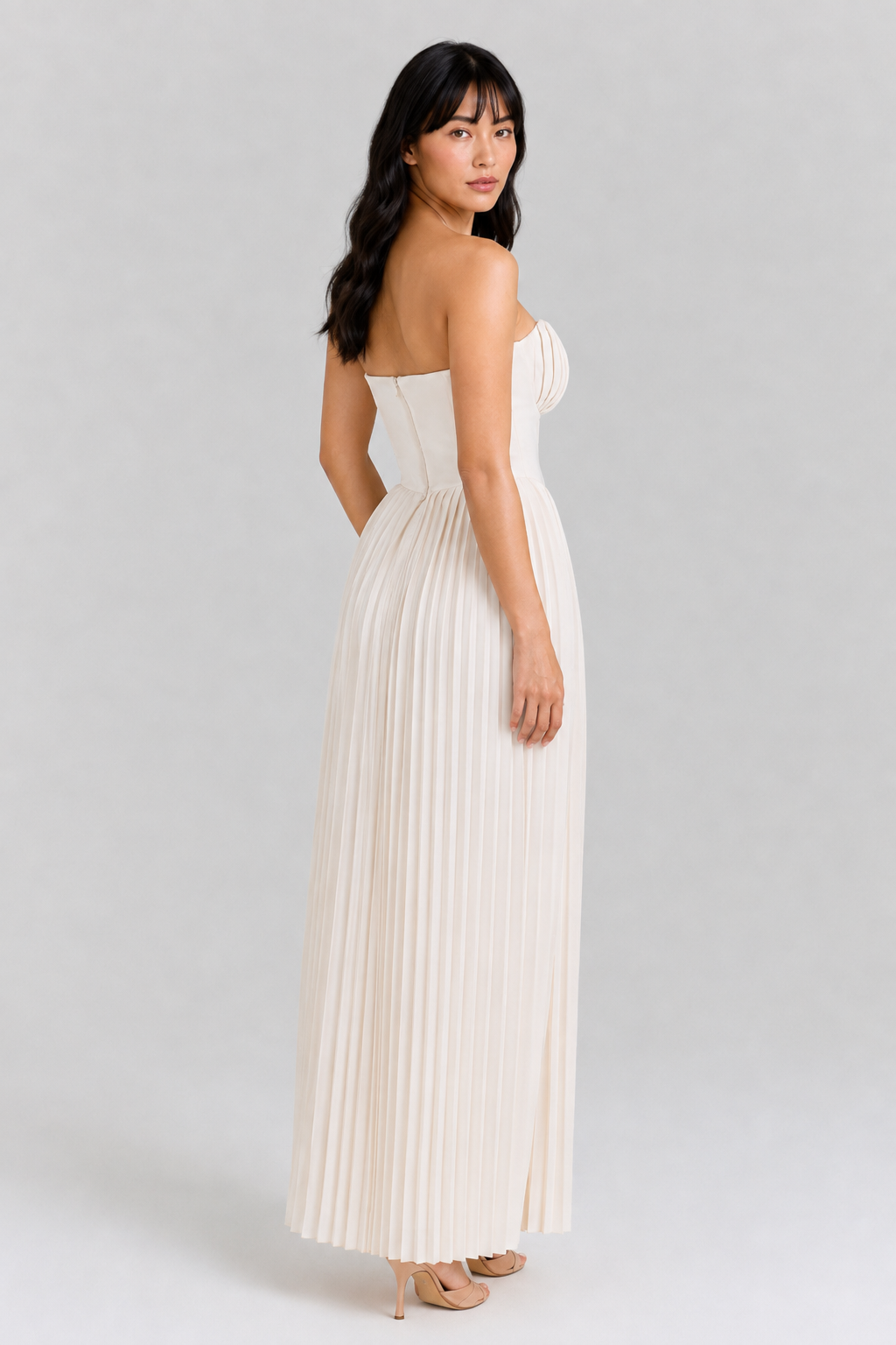 Vestido Longo Branco Clarisse