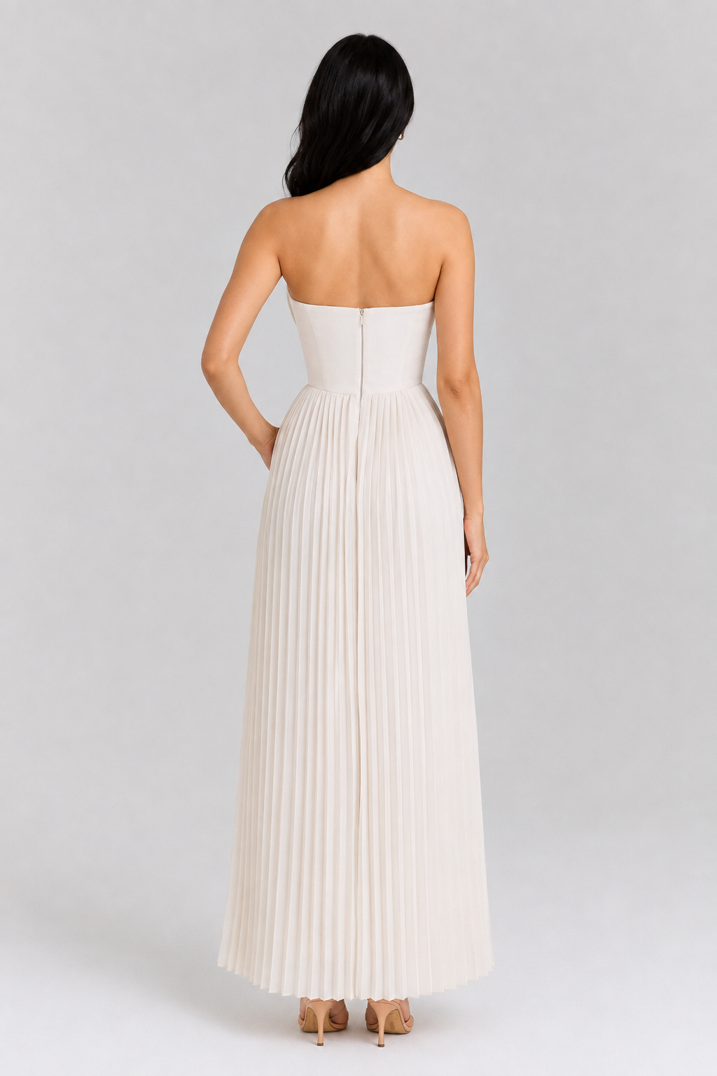 Vestido Longo Branco Clarisse