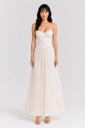Vestido Longo Branco Clarisse