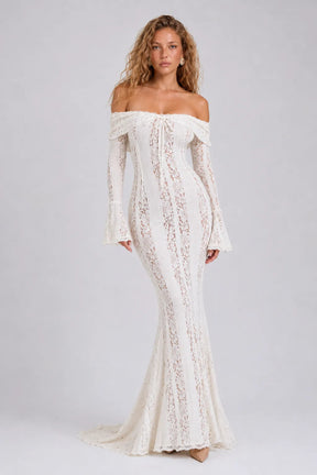 Vestido Longo Branco Leonora