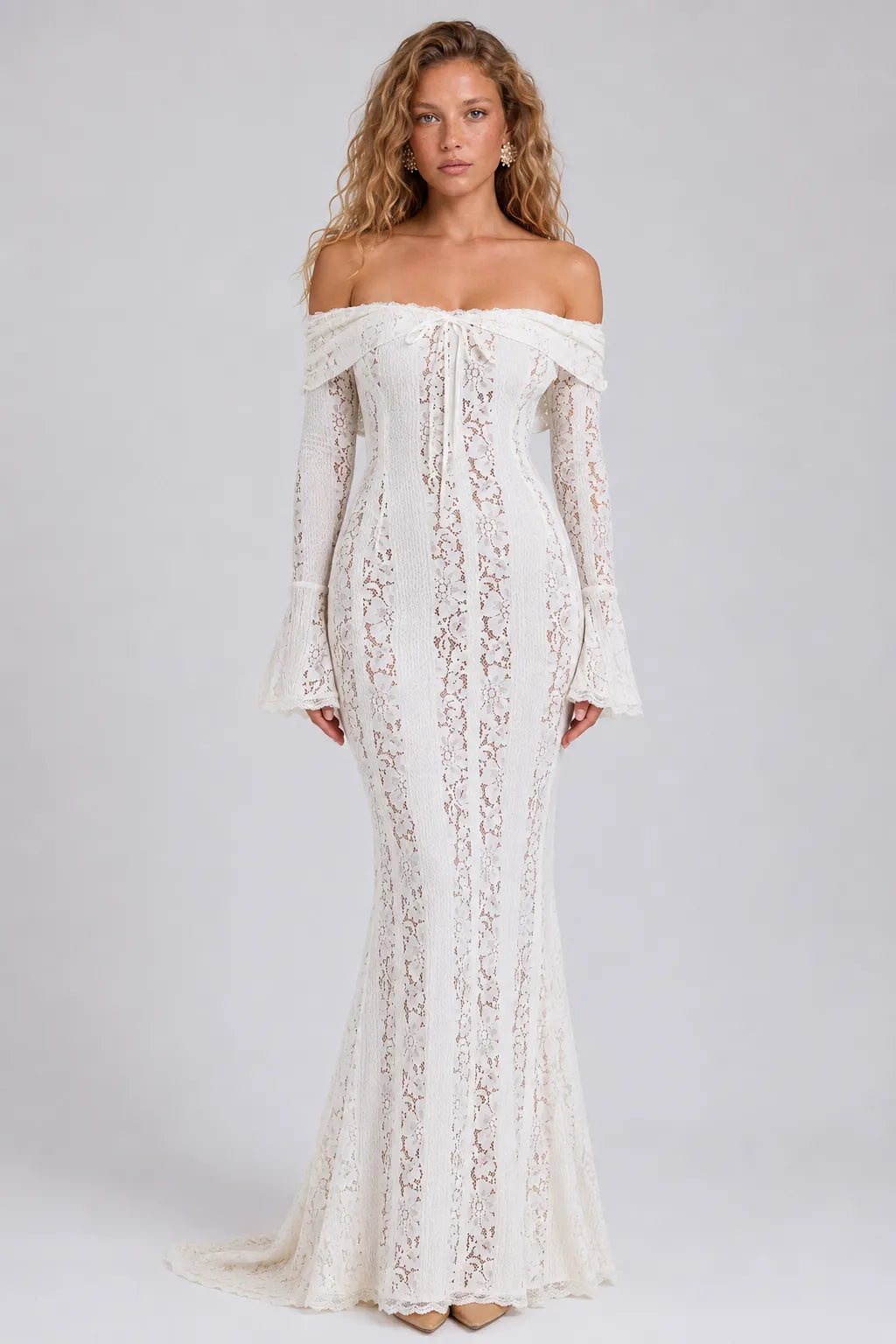 Vestido Longo Branco Leonora