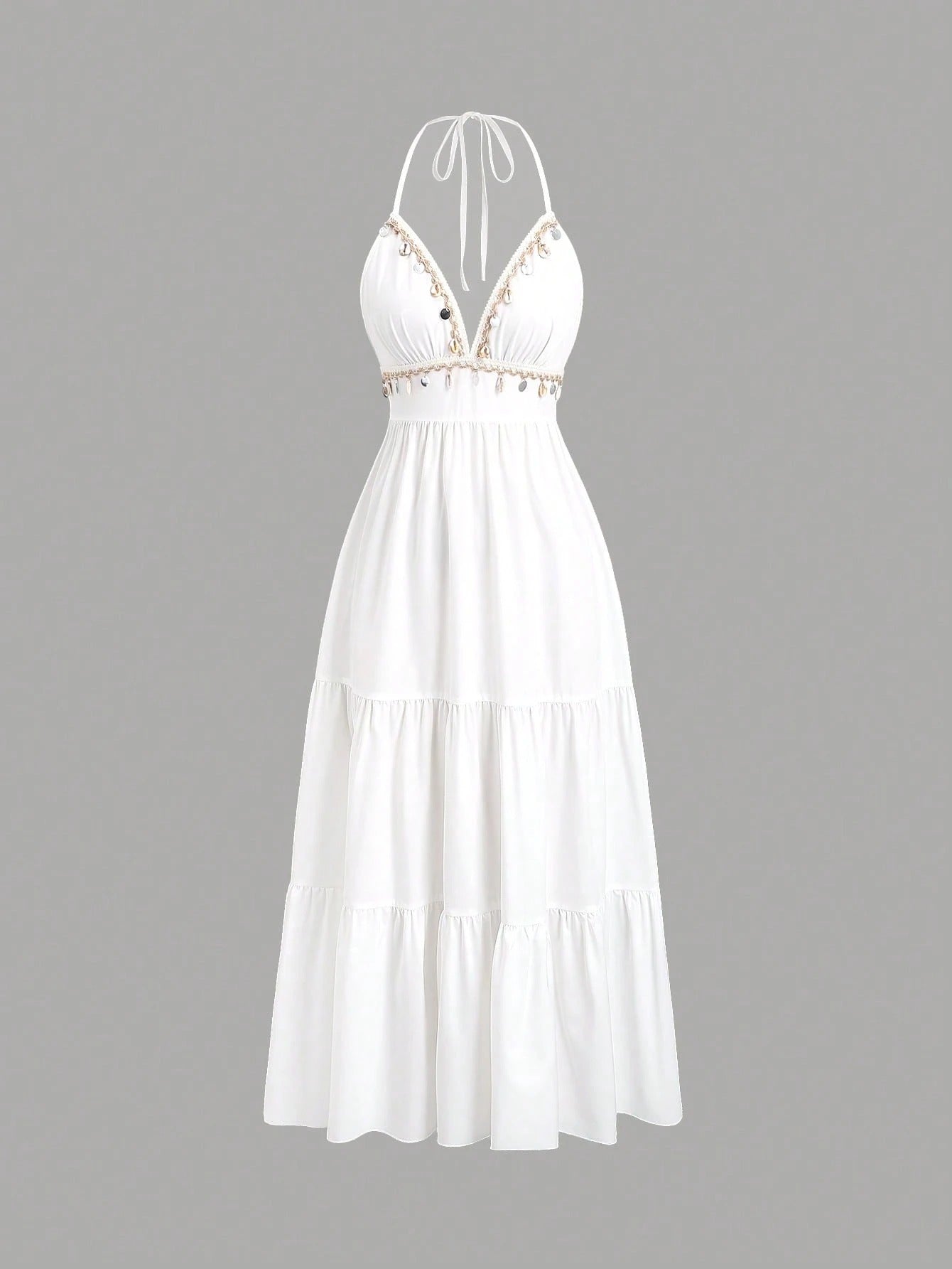Vestido Longo Branco Ottilie