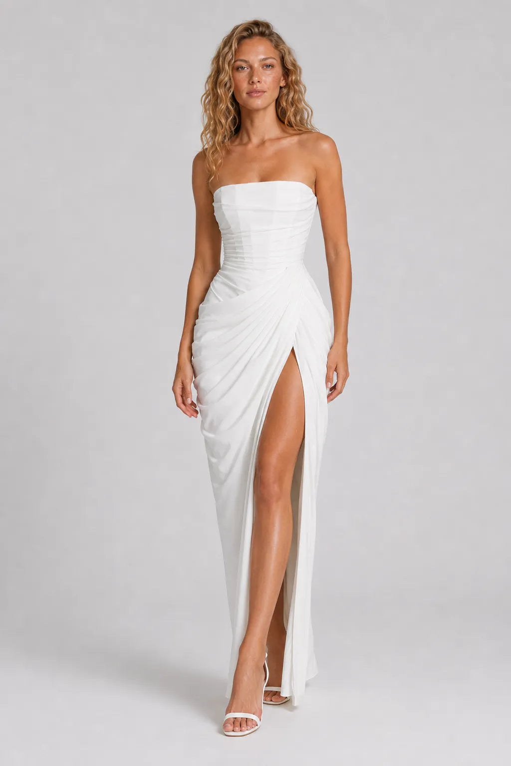 Vestido Longo Branco Serafina
