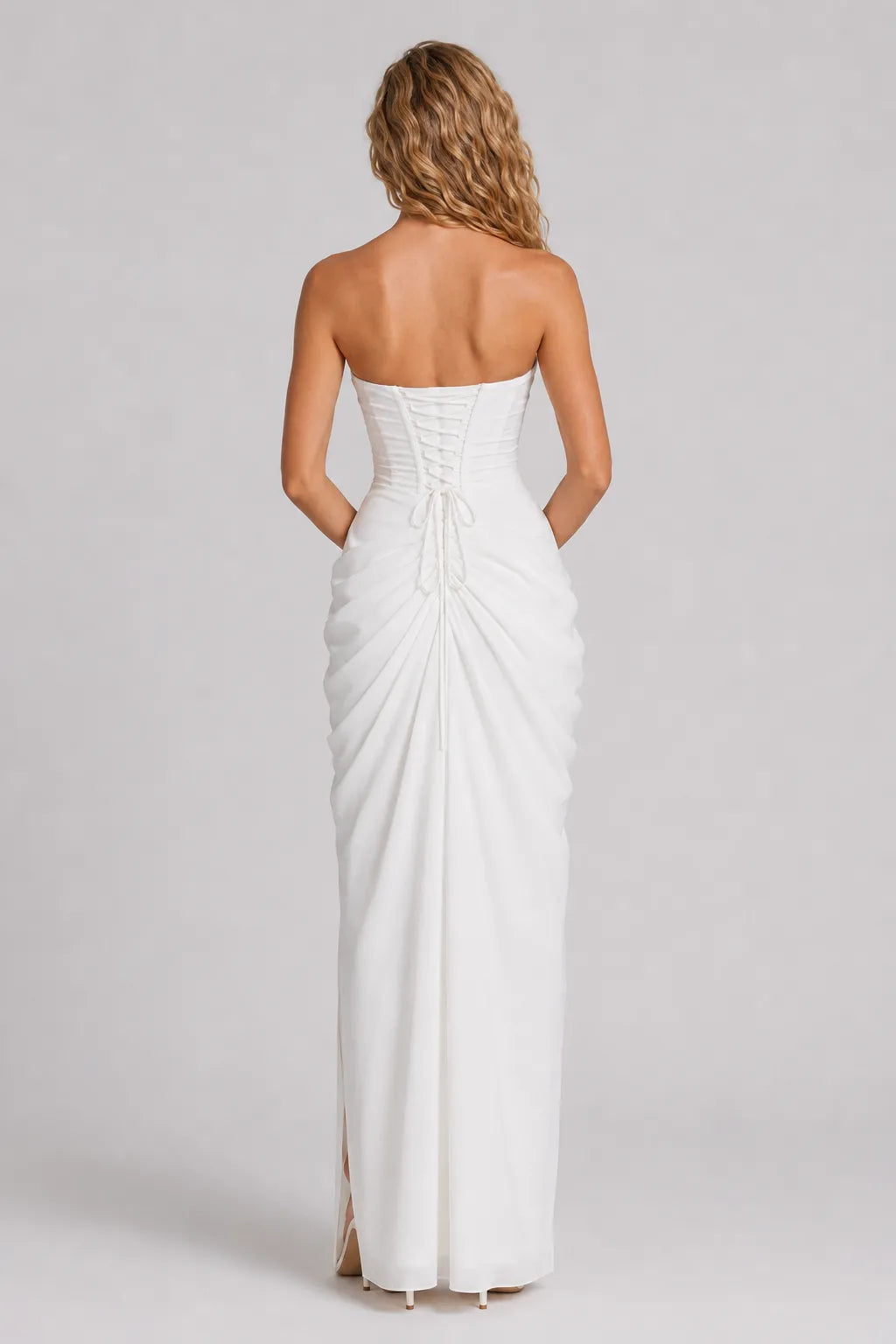 Vestido Longo Branco Serafina