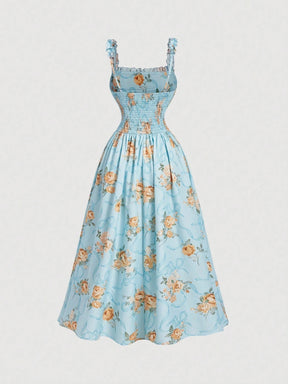 Vestido Longo Floral Briseida