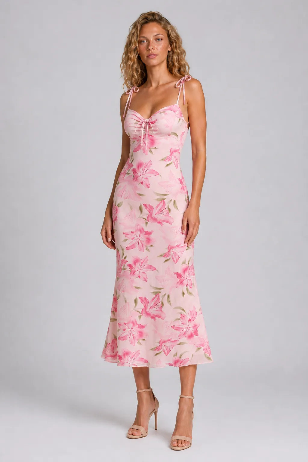 Vestido Longo Floral Thalía