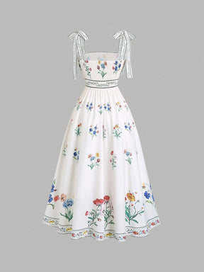 Vestido Longo Floral Zélie