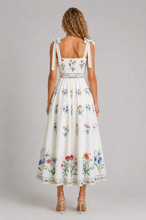Vestido Longo Floral Zélie