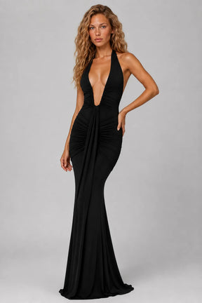 Vestido Longo Preto Alessandra