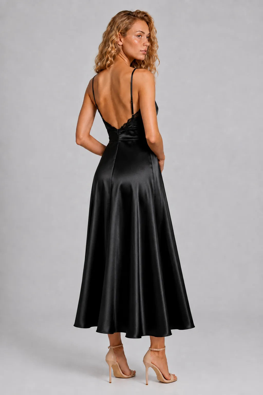 Vestido Longo Preto Amara
