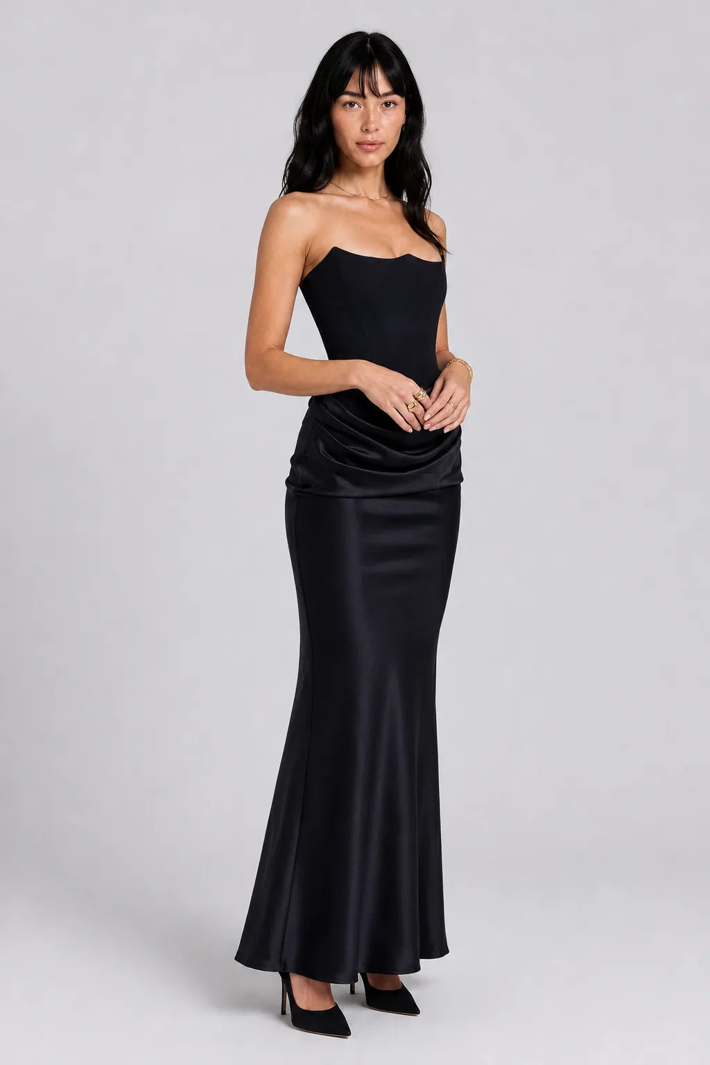 Vestido Longo Preto Amélie