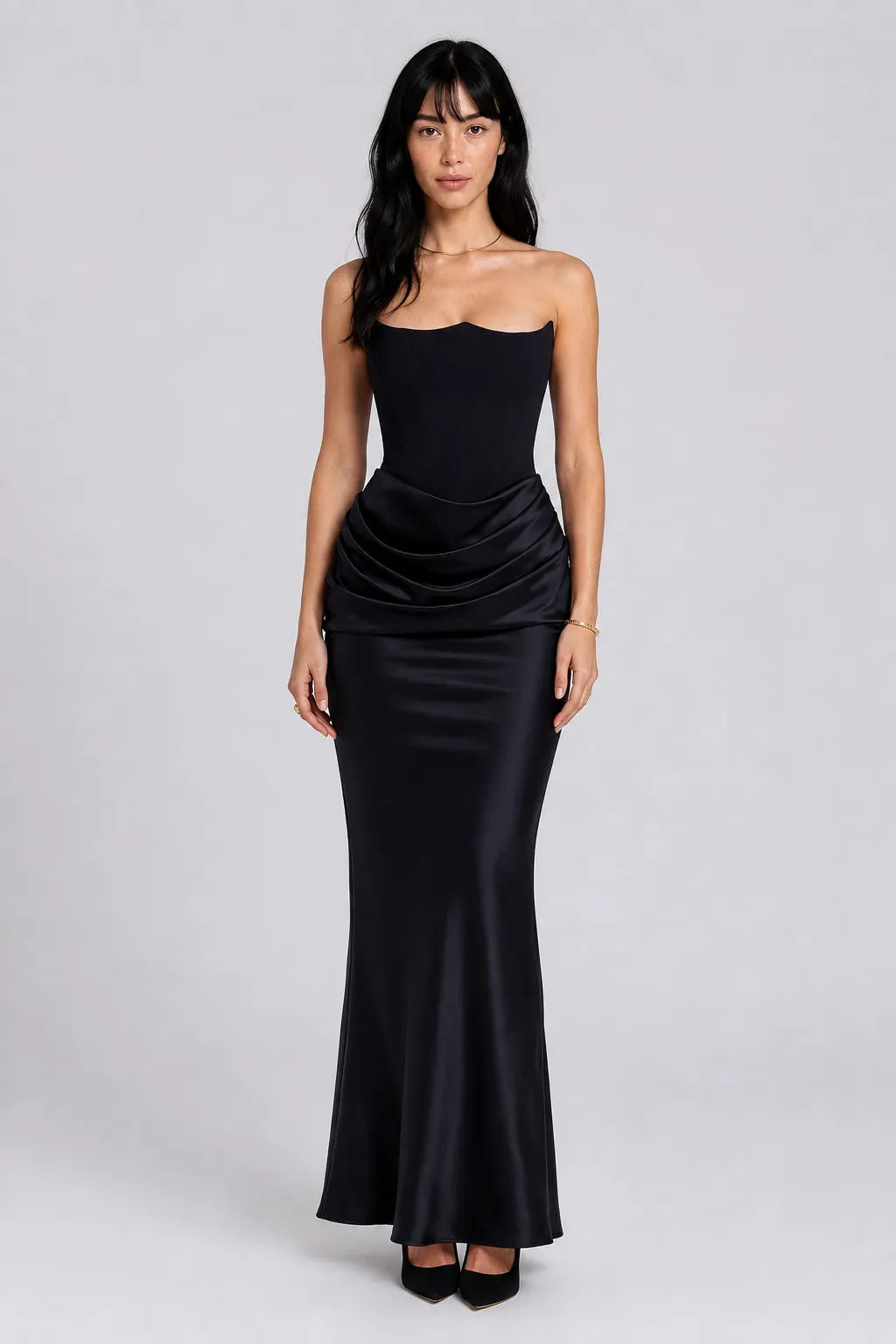 Vestido Longo Preto Amélie