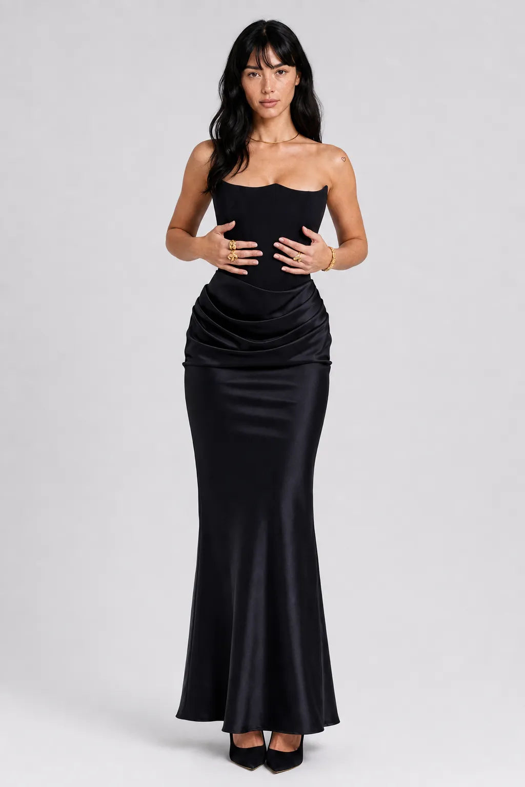 Vestido Longo Preto Amélie