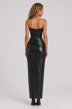 Vestido Longo Preto Celine