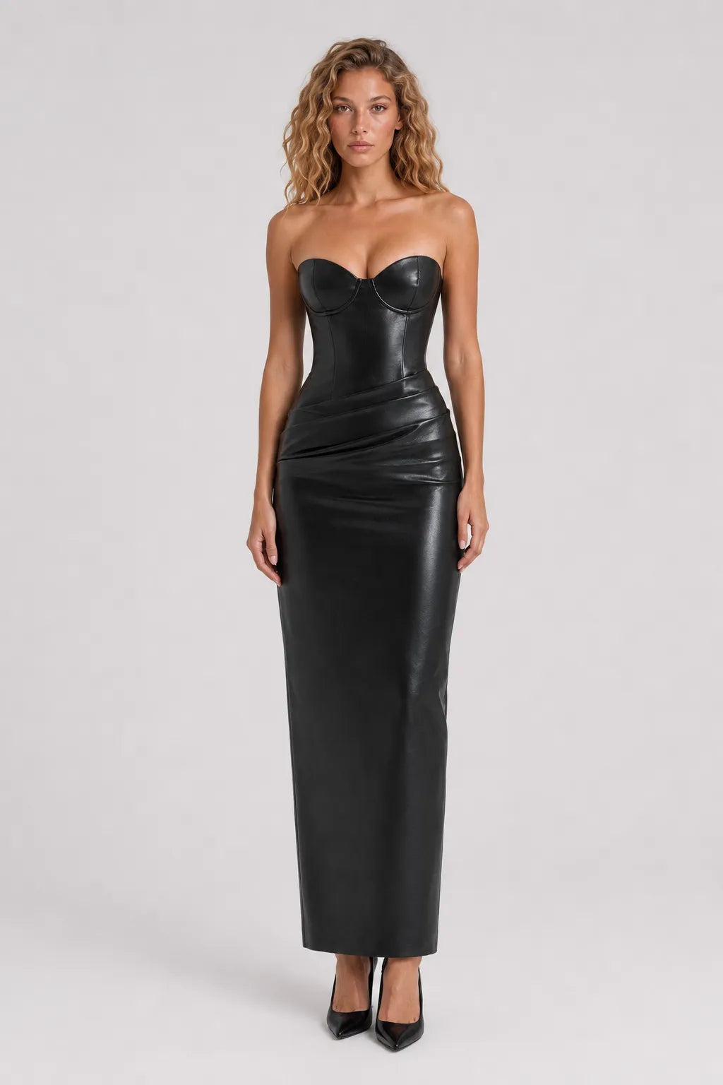 Vestido Longo Preto Celine