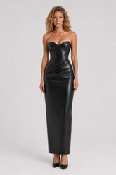 Vestido Longo Preto Celine