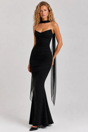 Vestido Longo Preto Estelle