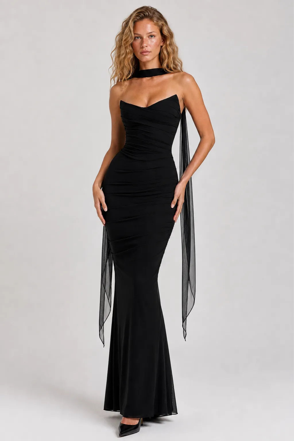 Vestido Longo Preto Estelle