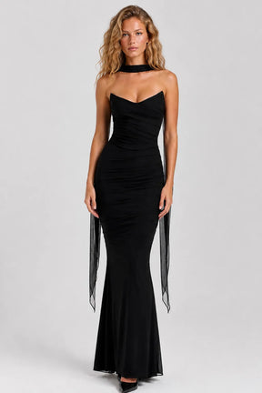 Vestido Longo Preto Estelle