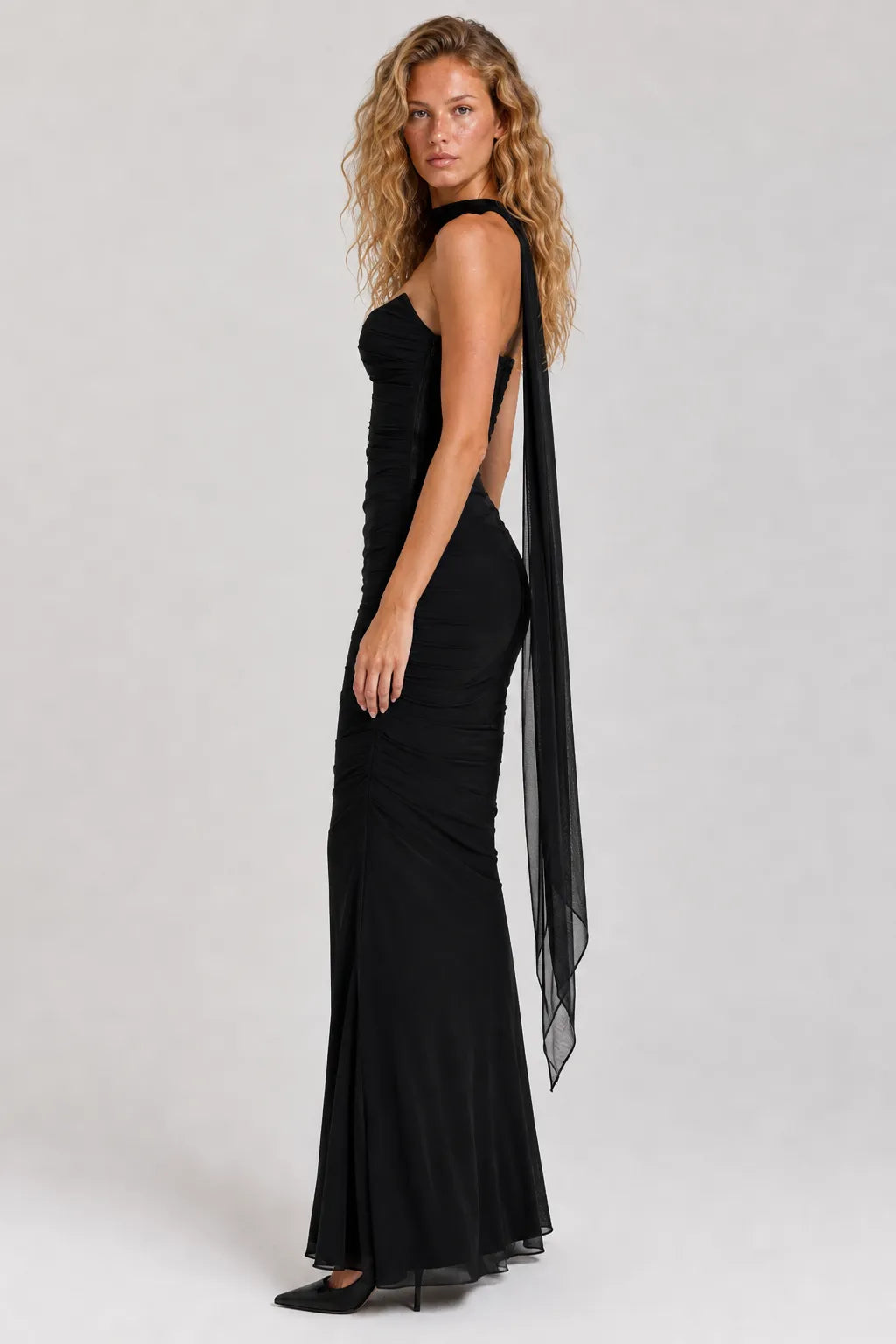 Vestido Longo Preto Estelle