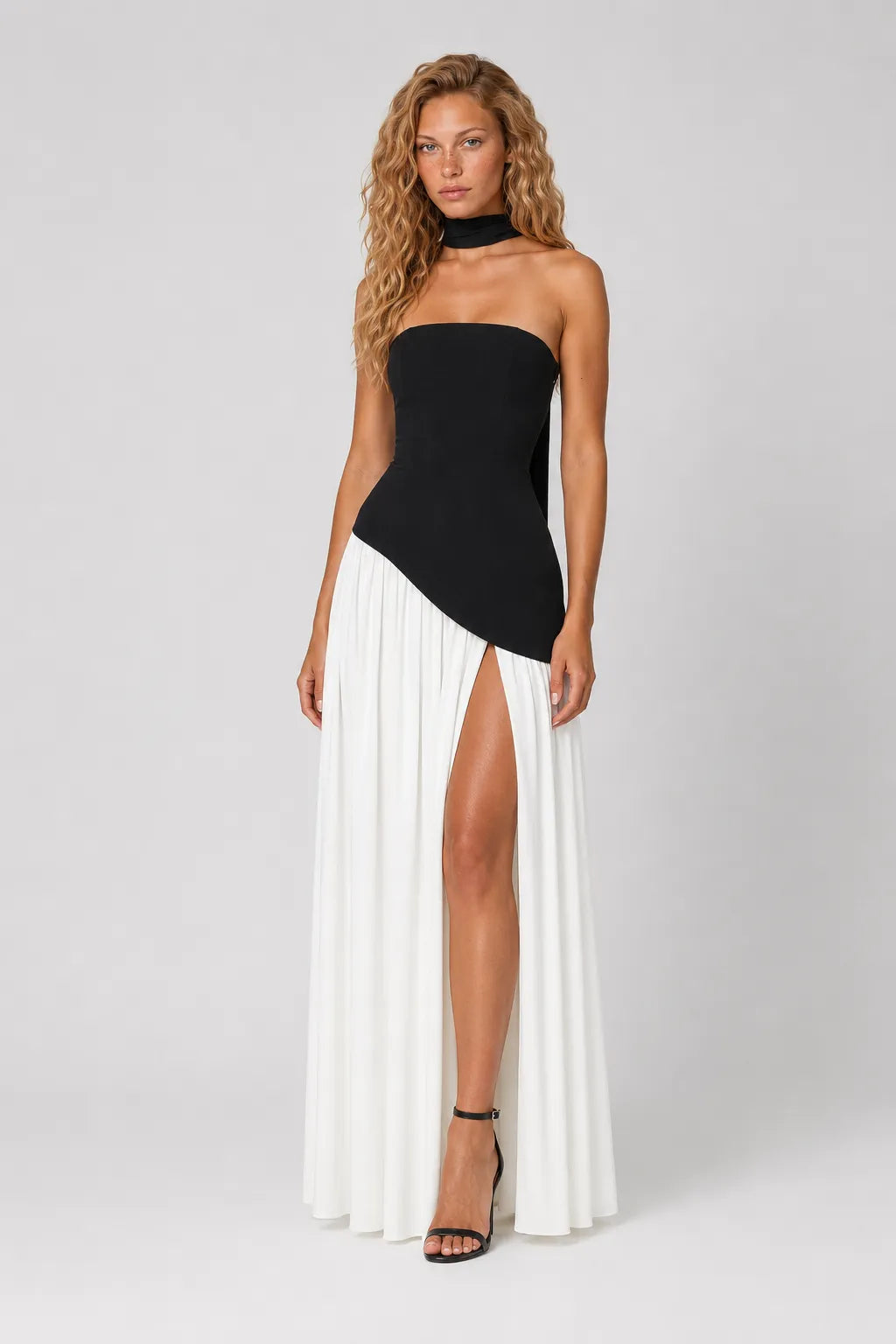 Vestido Longo Preto Francesca
