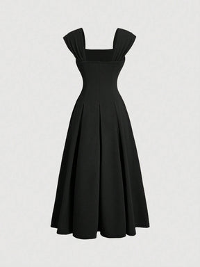 Vestido Longo Preto Genevieve