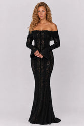 Vestido Longo Preto Lucienne