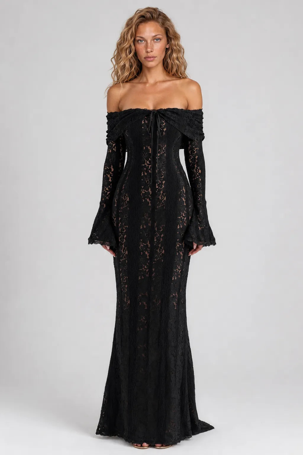 Vestido Longo Preto Lucienne