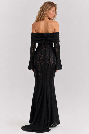 Vestido Longo Preto Lucienne