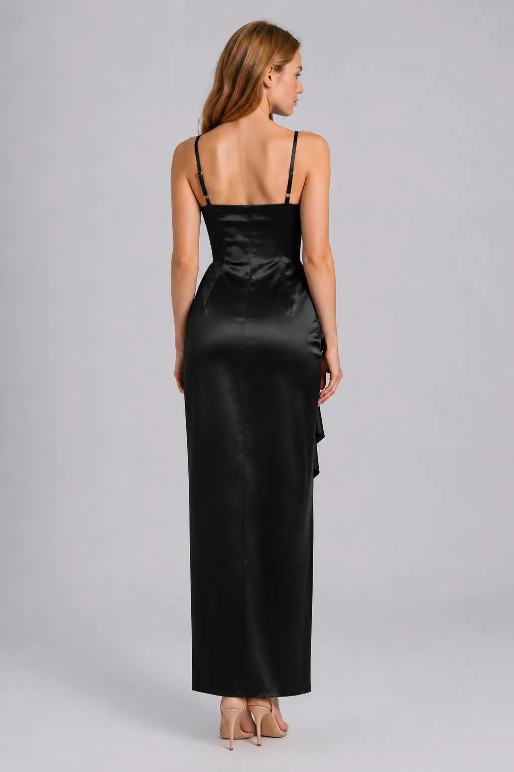 Vestido Longo Preto Ravena