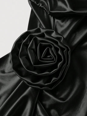 Vestido Longo Preto Ravena