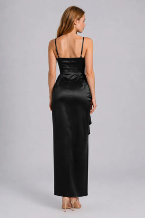 Vestido Longo Preto Ravena