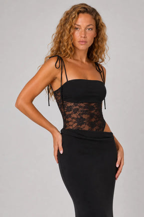 Vestido Longo Preto Valentina