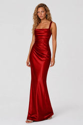 Vestido Longo Vermelho Celestine