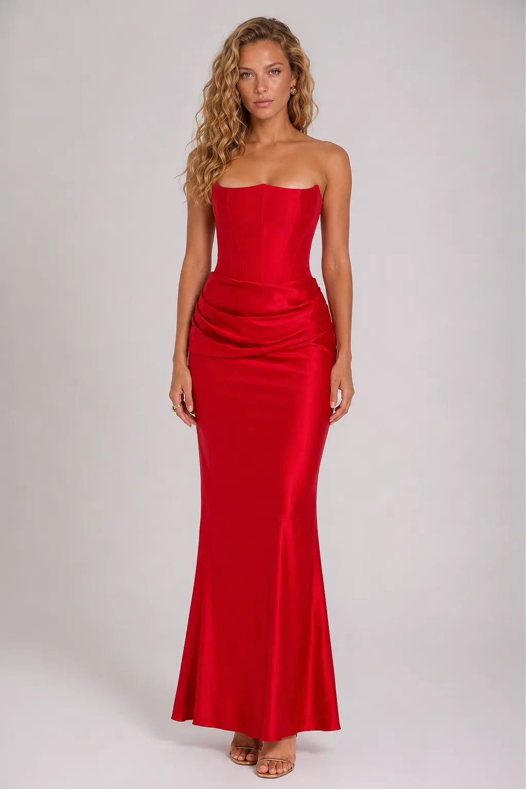 Vestido Longo Vermelho Alessia