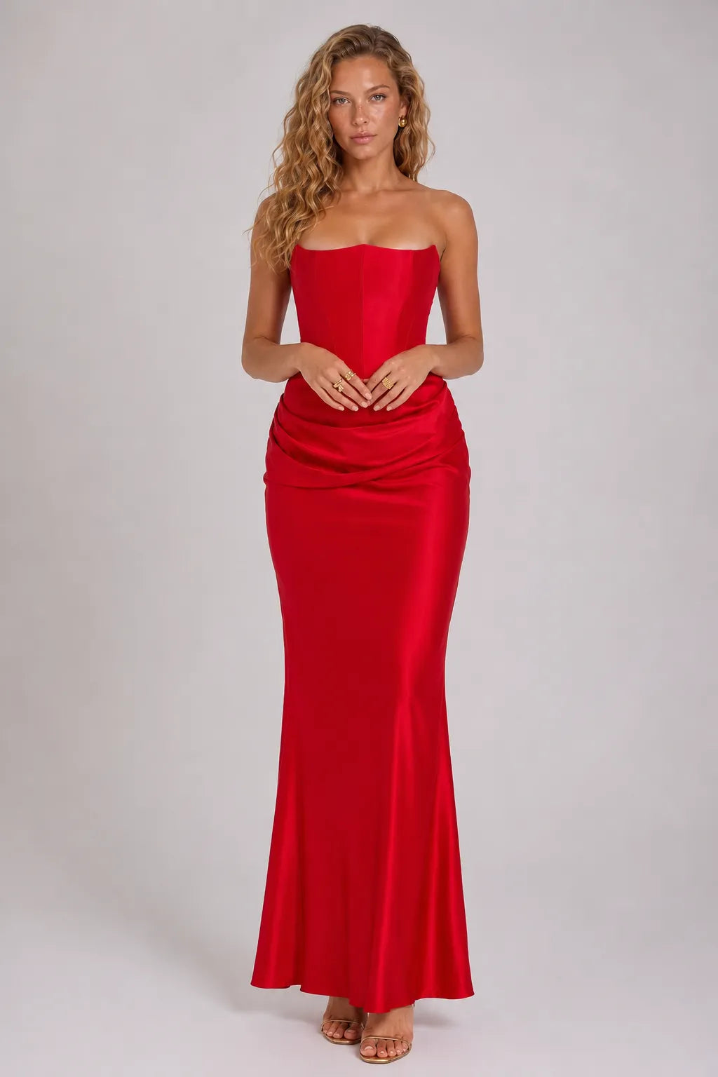 Vestido Longo Vermelho Alessia
