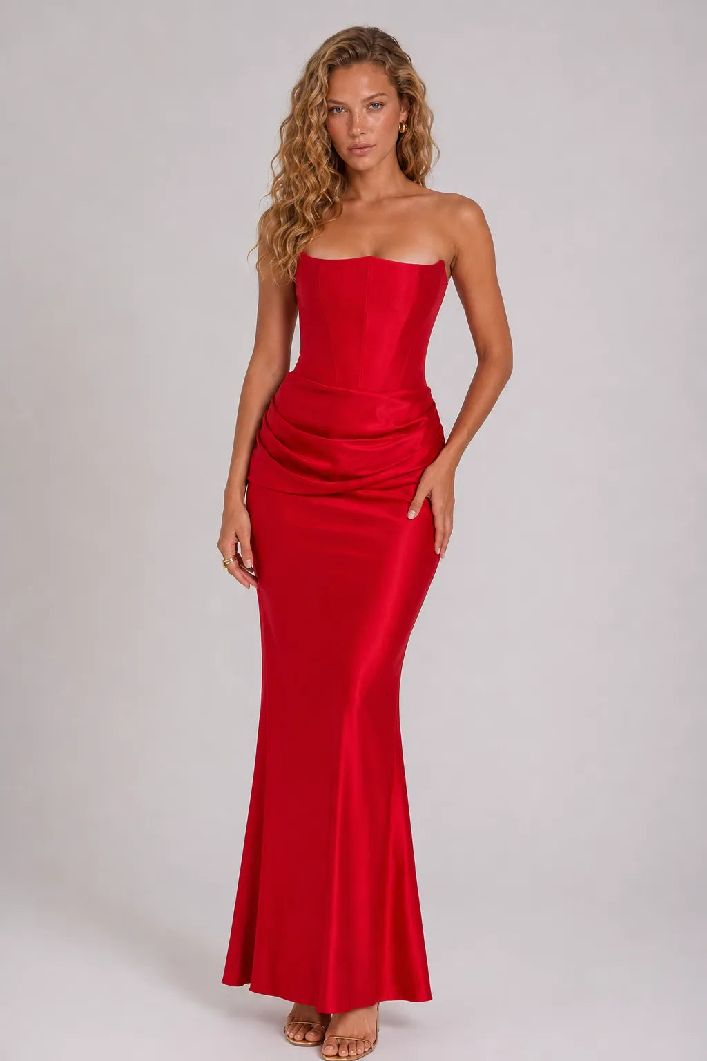 Vestido Longo Vermelho Alessia