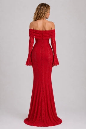 Vestido Longo Vermelho Arielle