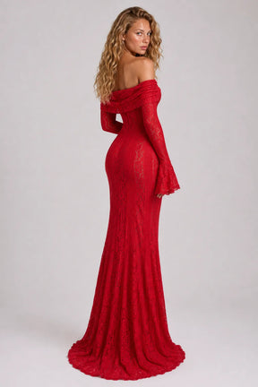 Vestido Longo Vermelho Arielle