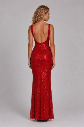 Vestido Longo Vermelho Celestine