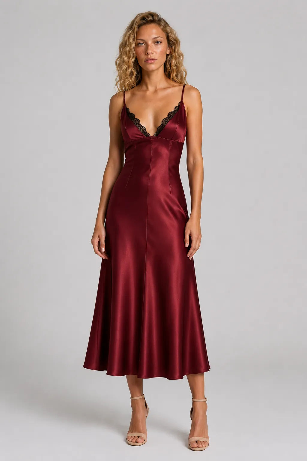 Vestido Longo Vermelho Leandra