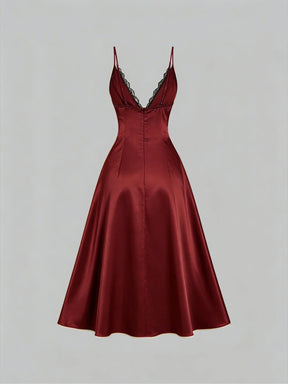 Vestido Longo Vermelho Leandra