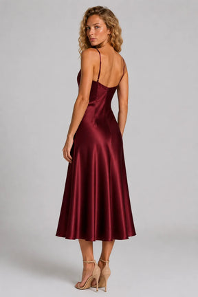 Vestido Longo Vermelho Leandra