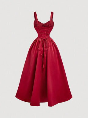 Vestido Longo Vermelho Lisandra