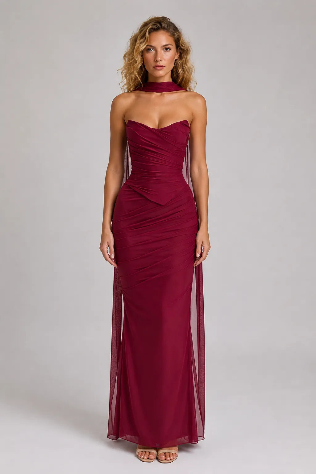 Vestido Longo Vermelho Mirella