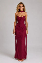 Vestido Longo Vermelho Mirella