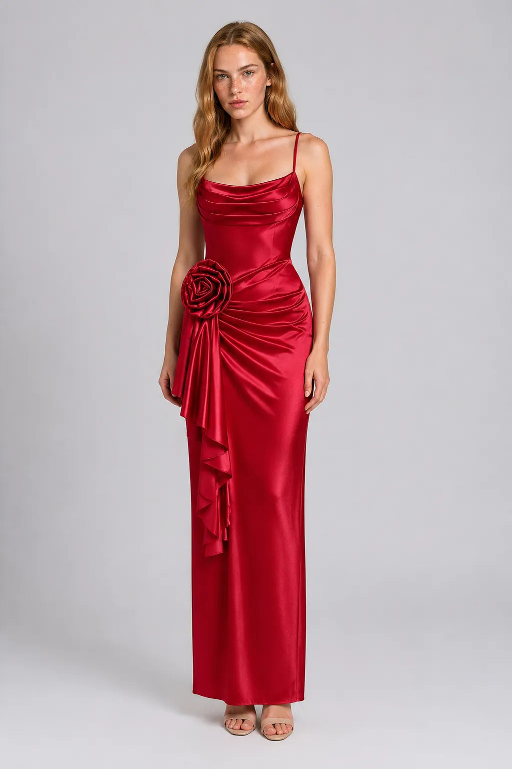 Vestido Longo Vermelho Safira