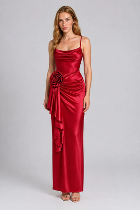 Vestido Longo Vermelho Safira